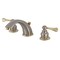 Kingston Brass KB3979BL 8" Widespread Bathroom Faucet, Brushed Nickel/Polished Brass KB3979BL - alternate 1